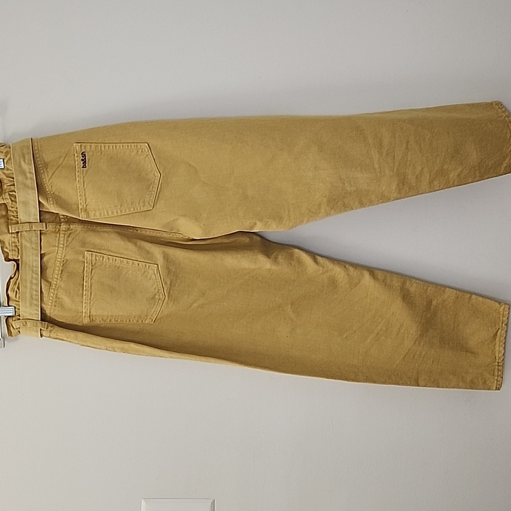 Ba&sh Paperbag Lady pants Jalia yellow buttery Size 2 - Picture 12 of 16